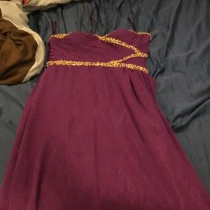 Beautiful strapless prom dress